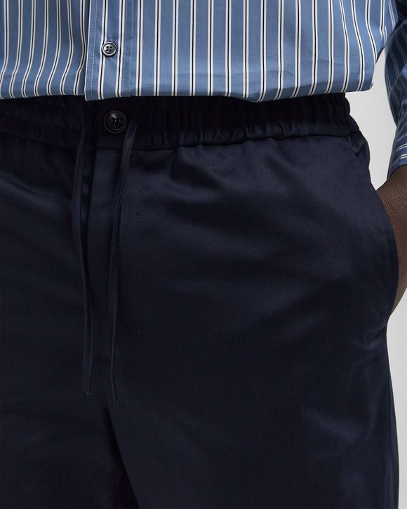 STRAIGHT ELASTICATED WAIST SHORTS