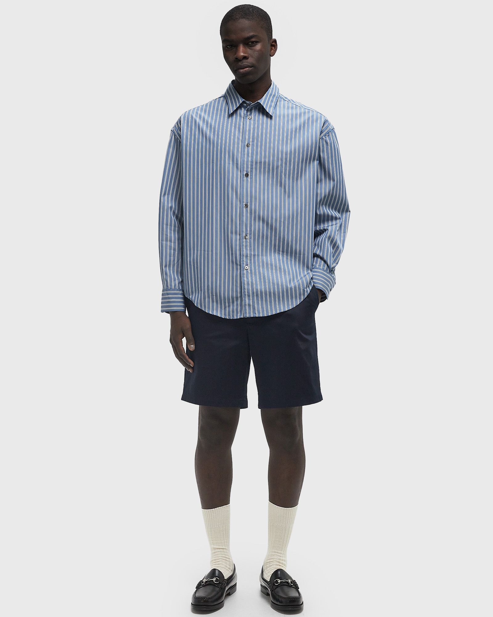 STRAIGHT ELASTICATED WAIST SHORTS