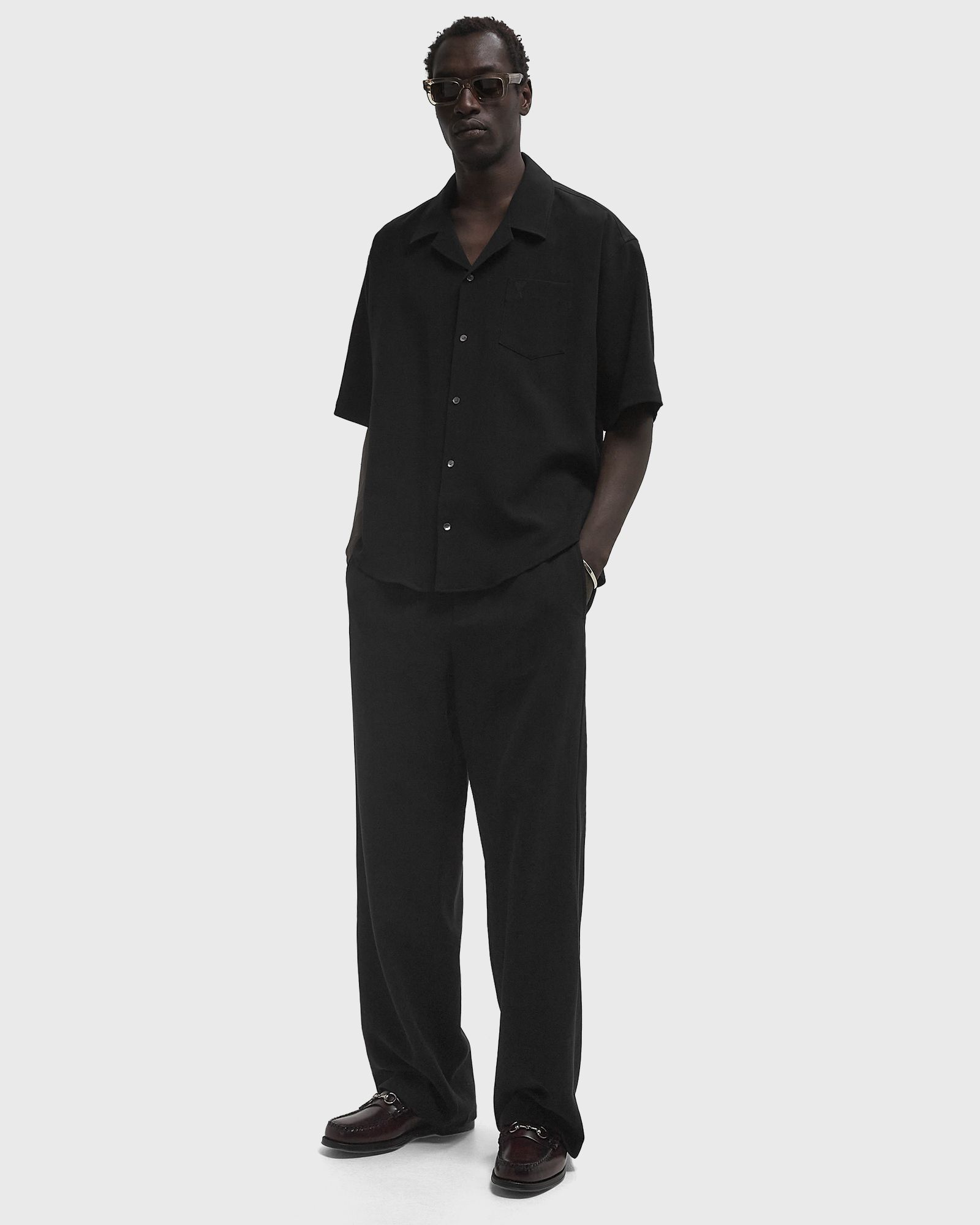 BOXY CAMP COLLAR SHIRT