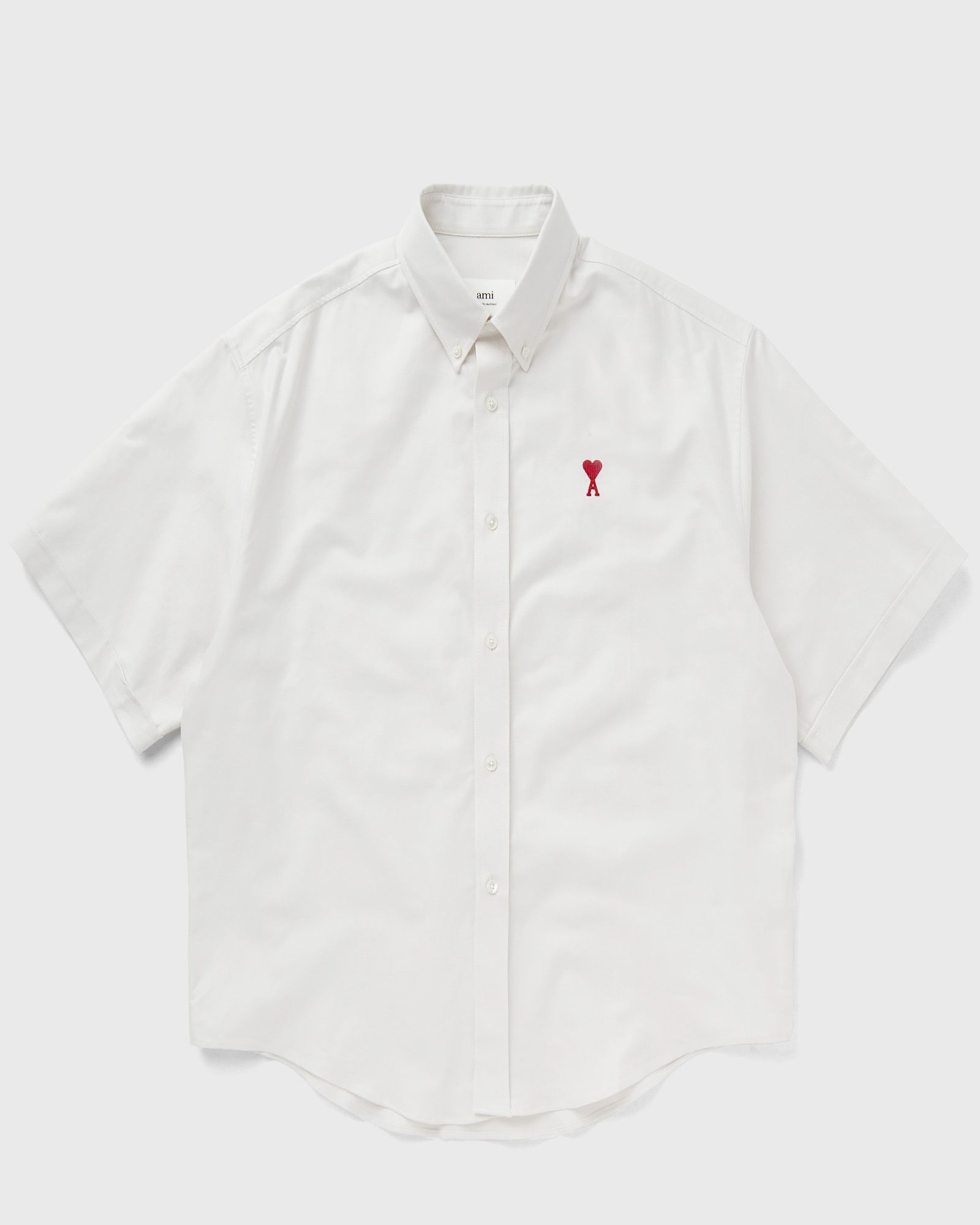 Ami Paris アミパリス ロンT M size Natural White Button-Down Ami De Coeur Shirt | AMI PARIS