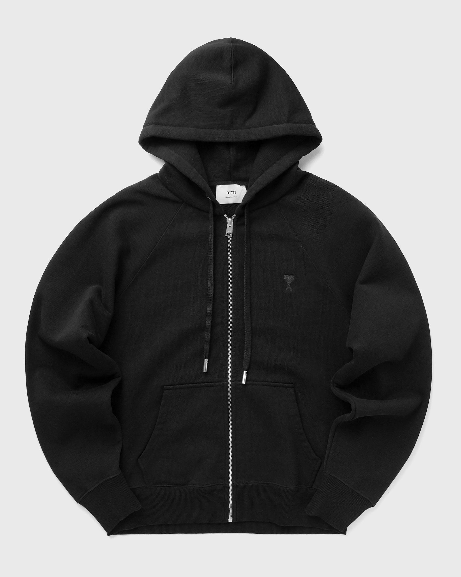 AMI Paris TONAL AMI DE COEUR HOODIE Black | BSTN Store