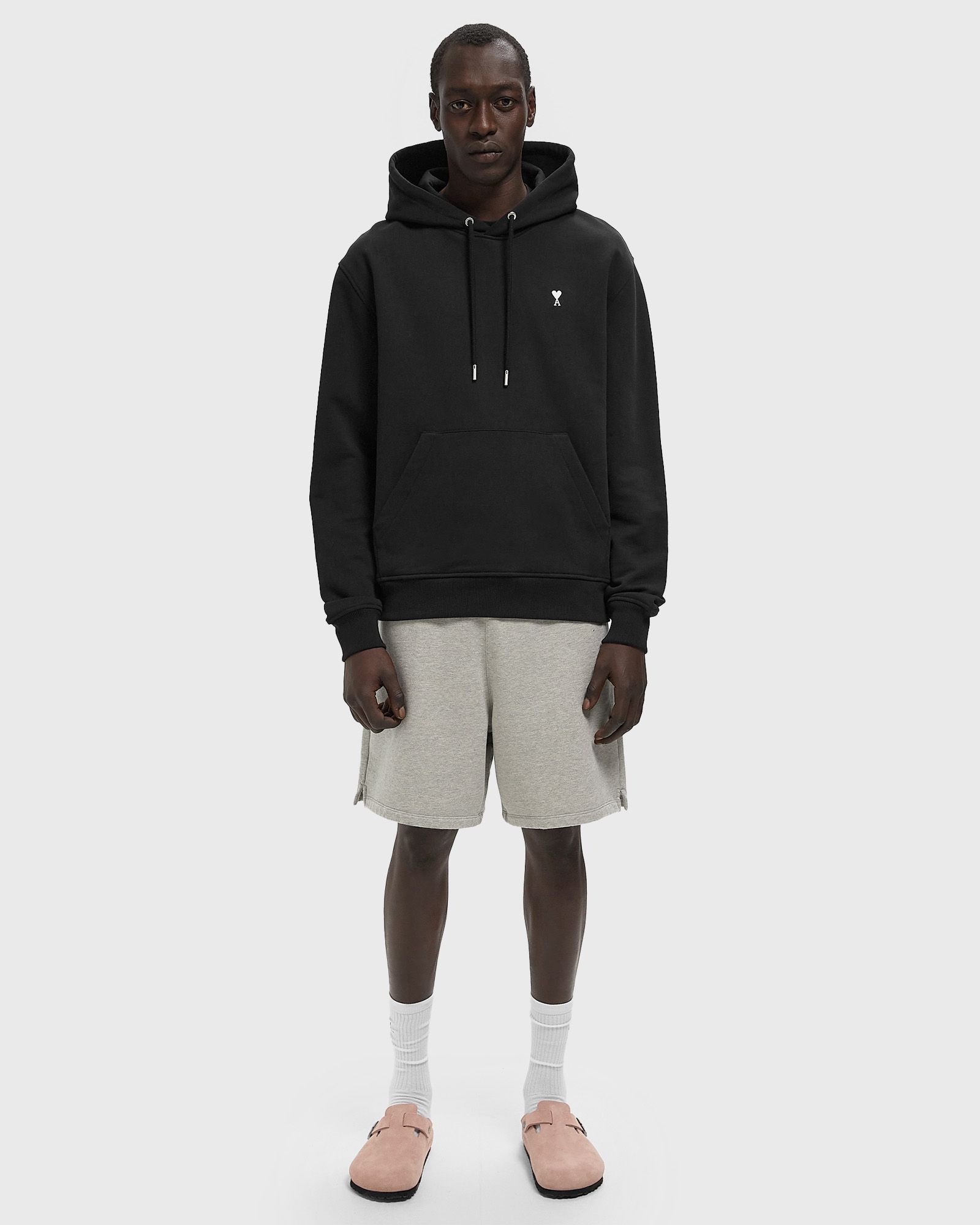 CONTRASTED AMI DE COEUR HOODIE