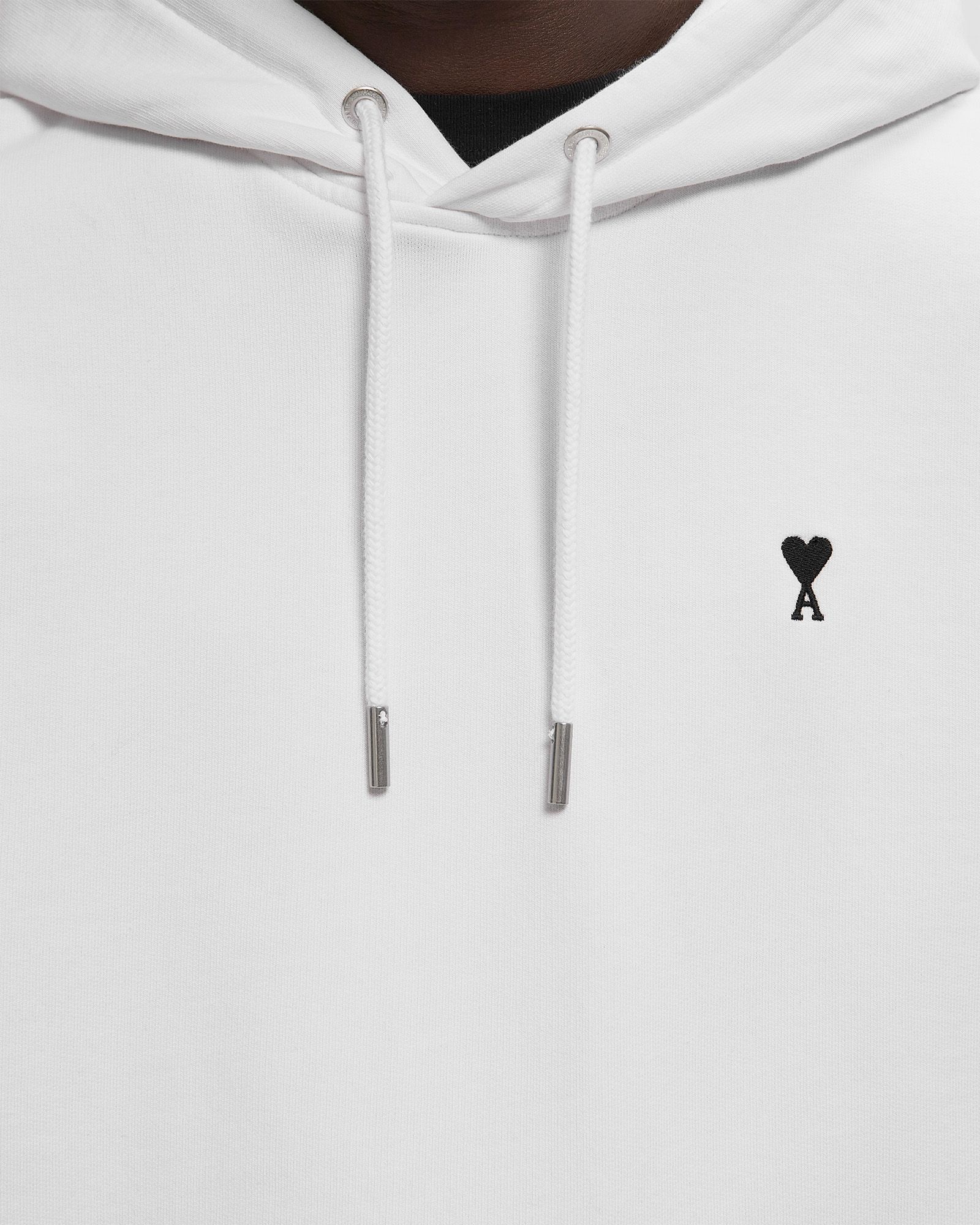 CONTRASTED AMI DE COEUR HOODIE