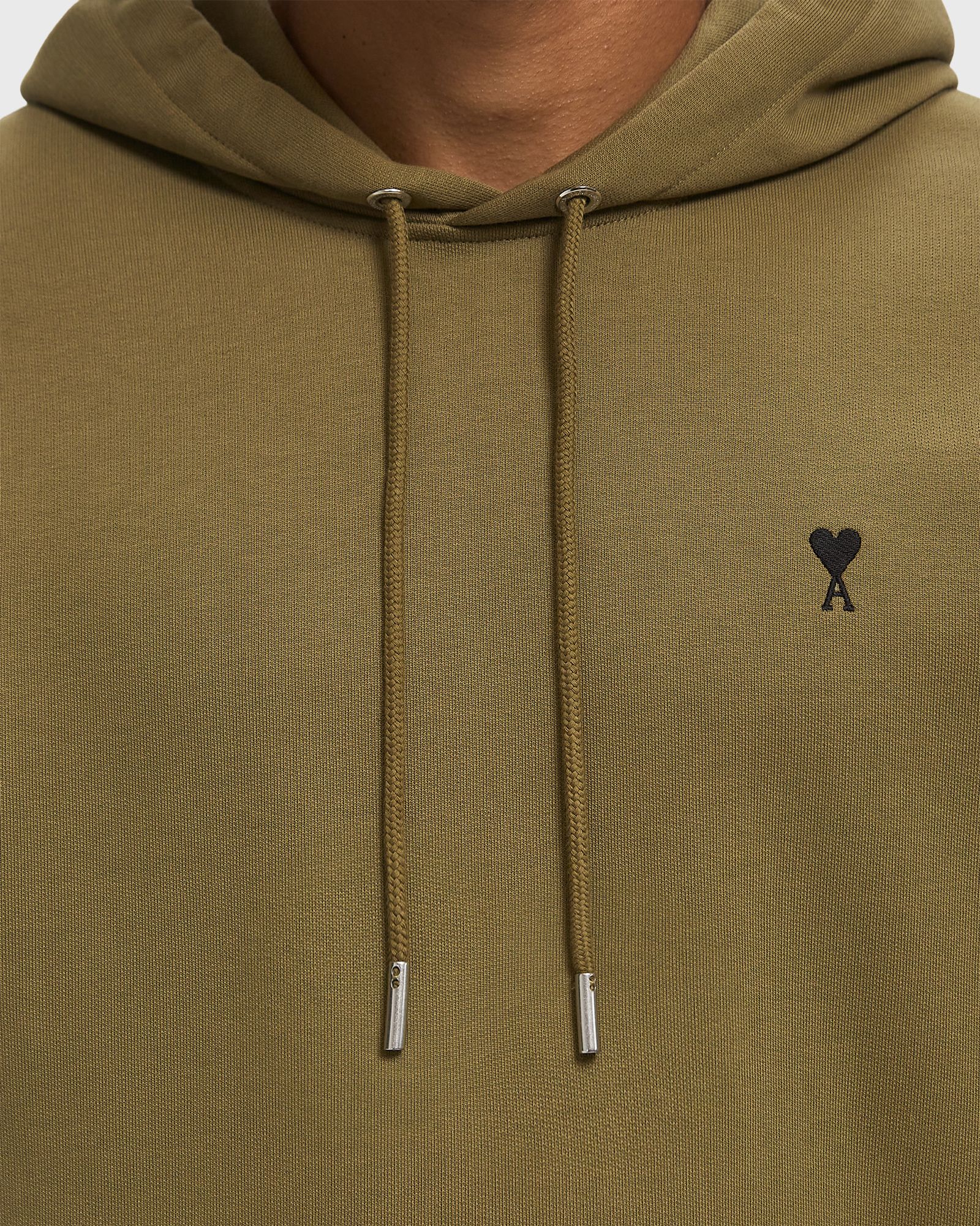 CONTRASTED AMI DE COEUR HOODIE