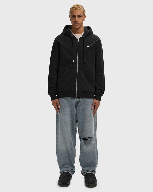 CONTRASTED AMI DE COEUR HOODIE