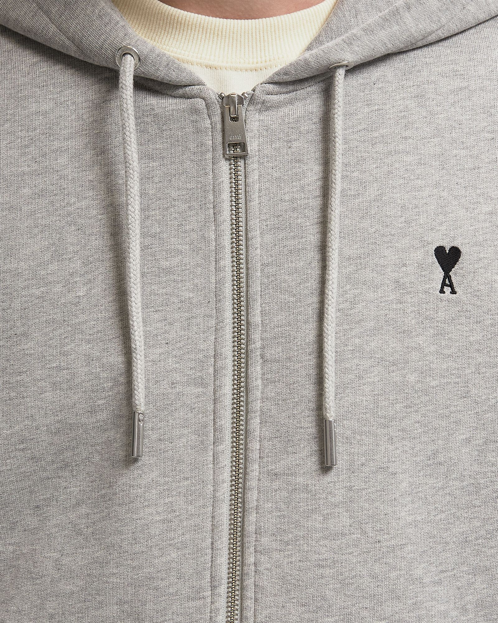 CONTRASTED AMI DE COEUR HOODIE