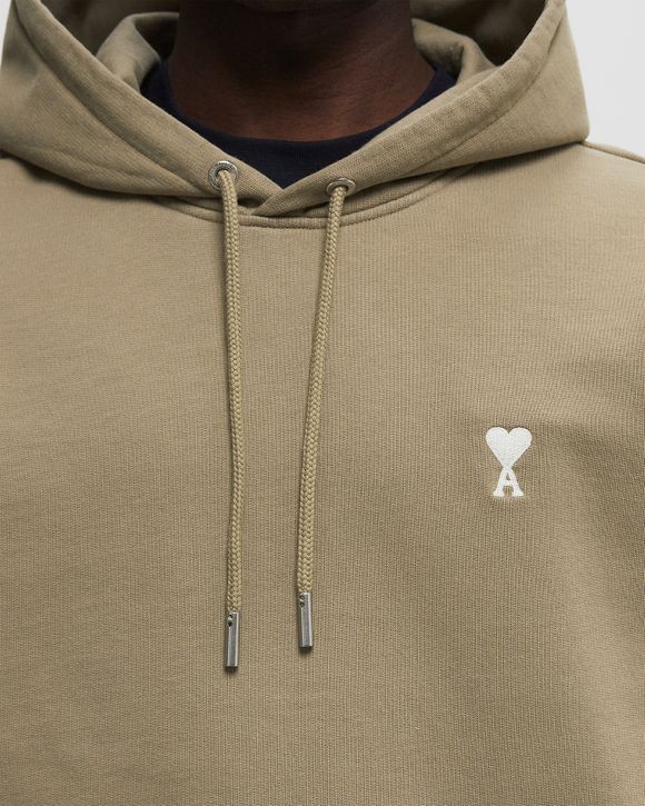 AMI Paris CLASSIC AMI DE COEUR HOODIE Brown | BSTN Store