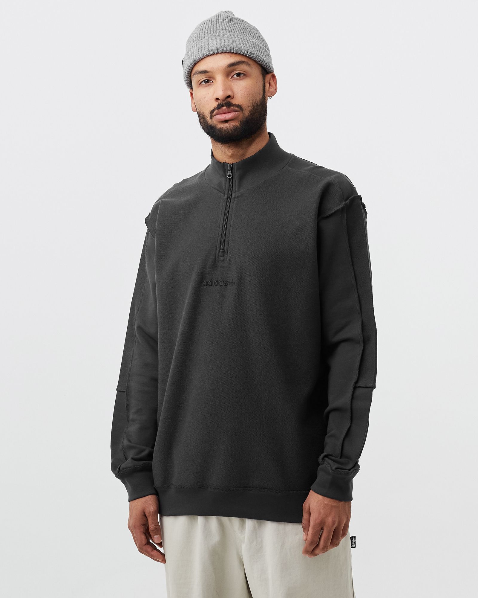 LOOPBACK QUARTER-ZIP SWEATSHIRT