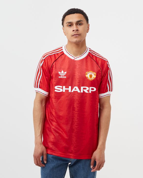 Adidas Manchester United 90 Home Jersey Red - BRIRED