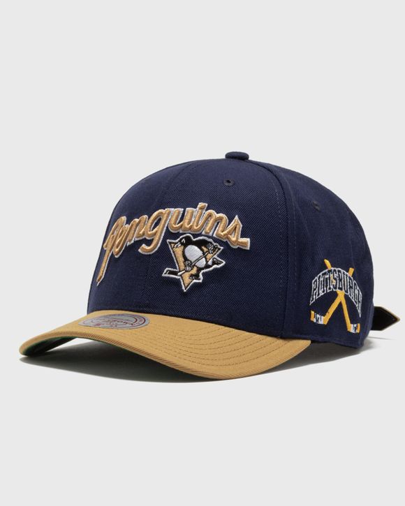 x JUST DON NHL WAVE SCRIPT PRO STRAPBACK PITTSBURGH PENGUINS