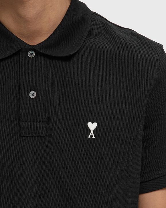 CONTRASTED AMI DE COEUR POLO SHIRT