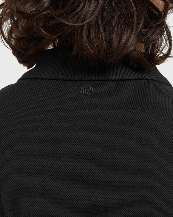 CONTRASTED AMI DE COEUR POLO SHIRT