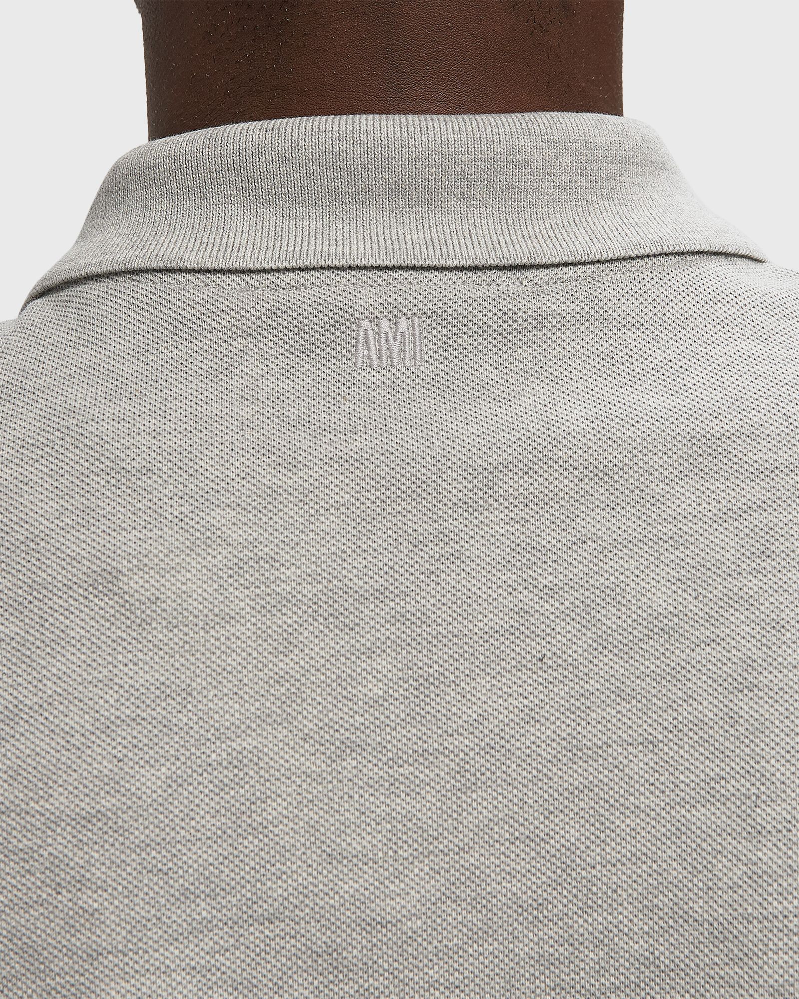 CONTRASTED AMI DE COEUR POLO SHIRT