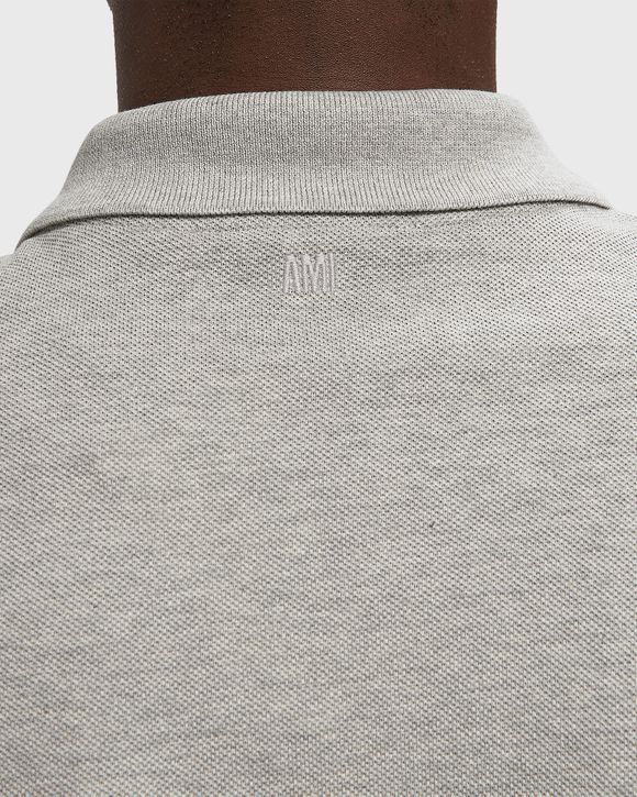 CONTRASTED AMI DE COEUR POLO SHIRT