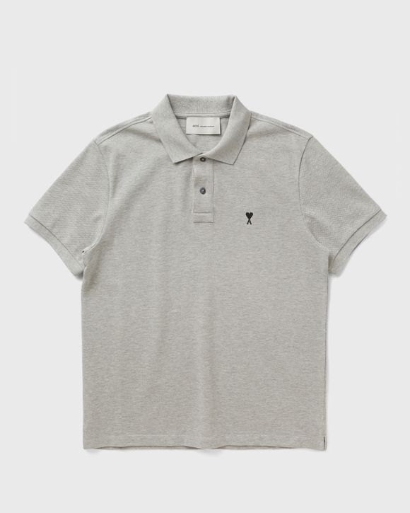 CONTRASTED AMI DE COEUR POLO SHIRT