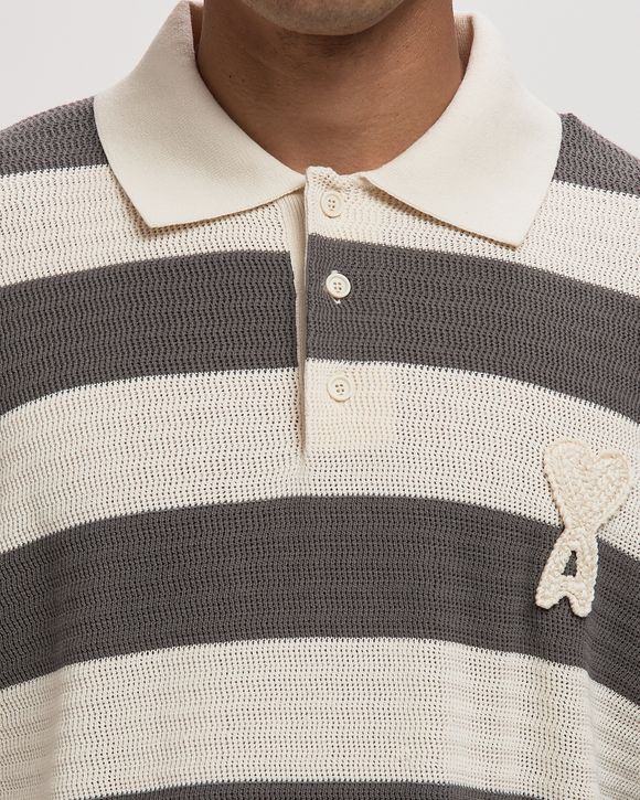 SHORT SLEEVES POLO WITH AMI DE COEUR PATCH