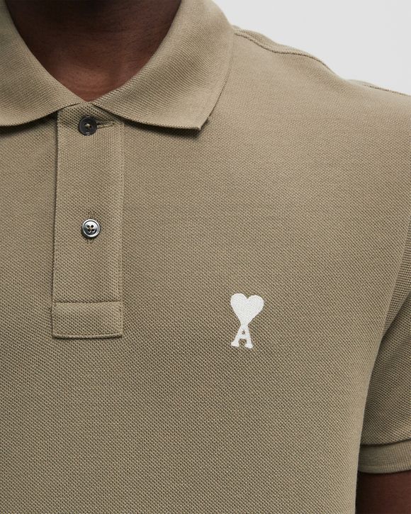 【AMI PARIS】CLASSIC AMI DE COEUR SL POLO◆BFHPL001760 AMI Paris CLASSIC AMI DE COEUR POLO SHIRT Blue | BSTN Store