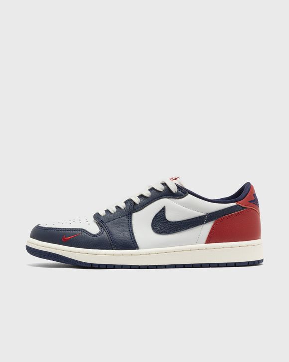 Jordan AIR JORDAN 1 RETRO LOW OG Gym Red and Midnight Navy Blue White BSTN Store