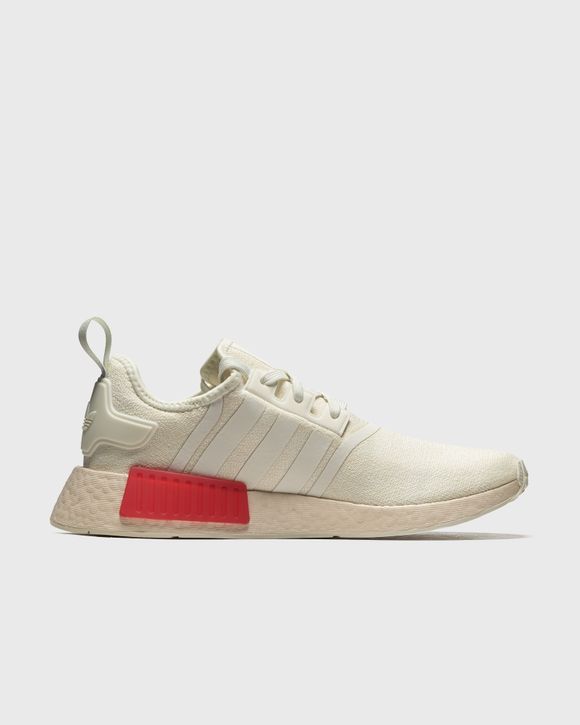 ADIDAS NMD R1 Off White Lush Red Gr 42 B37619 Schuhe Shoes