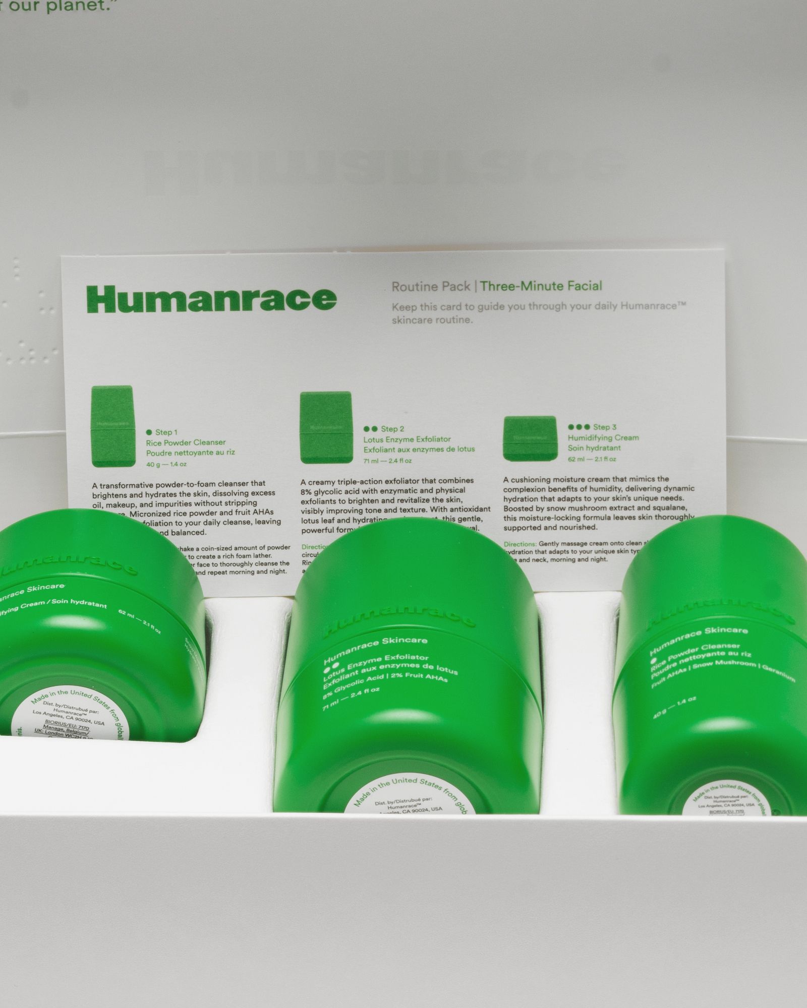 ROUTINE PACK: THREE MINUTE FACIAL