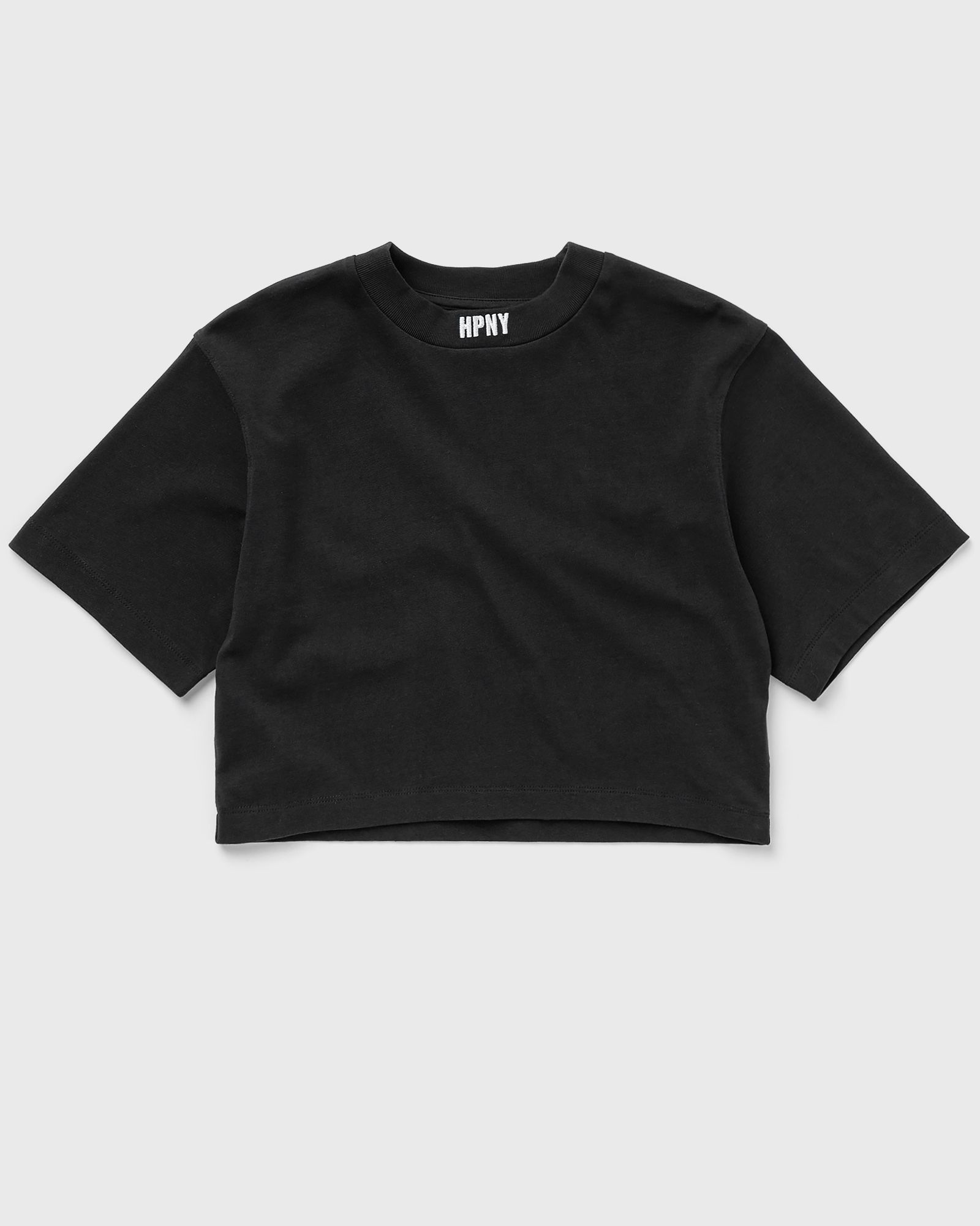 HPNY EMB CROP SS TEE