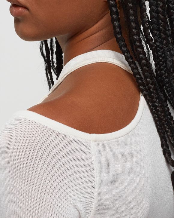 HPNY EMB CUT SHOULDER TOP