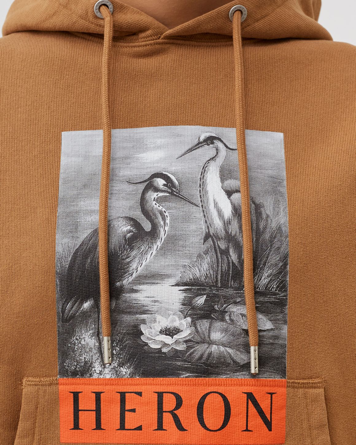 Heron Preston HERON BW HOODIE Brown BSTN Store
