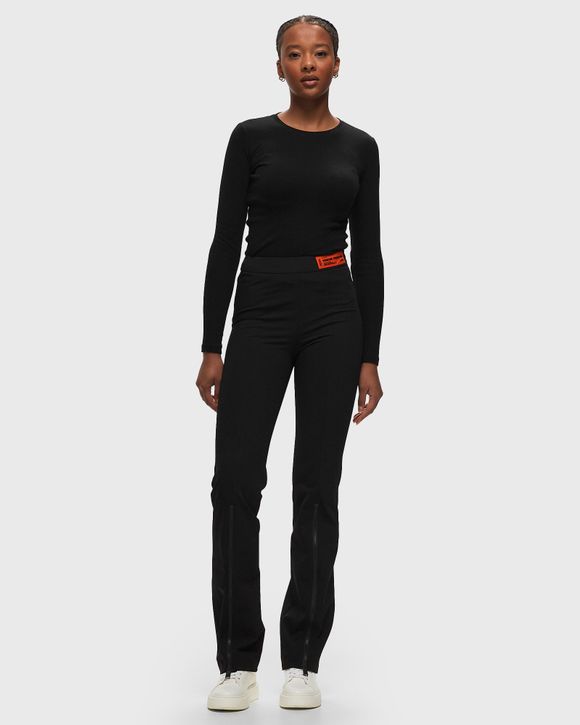 GABARDINE ZIP PANTS