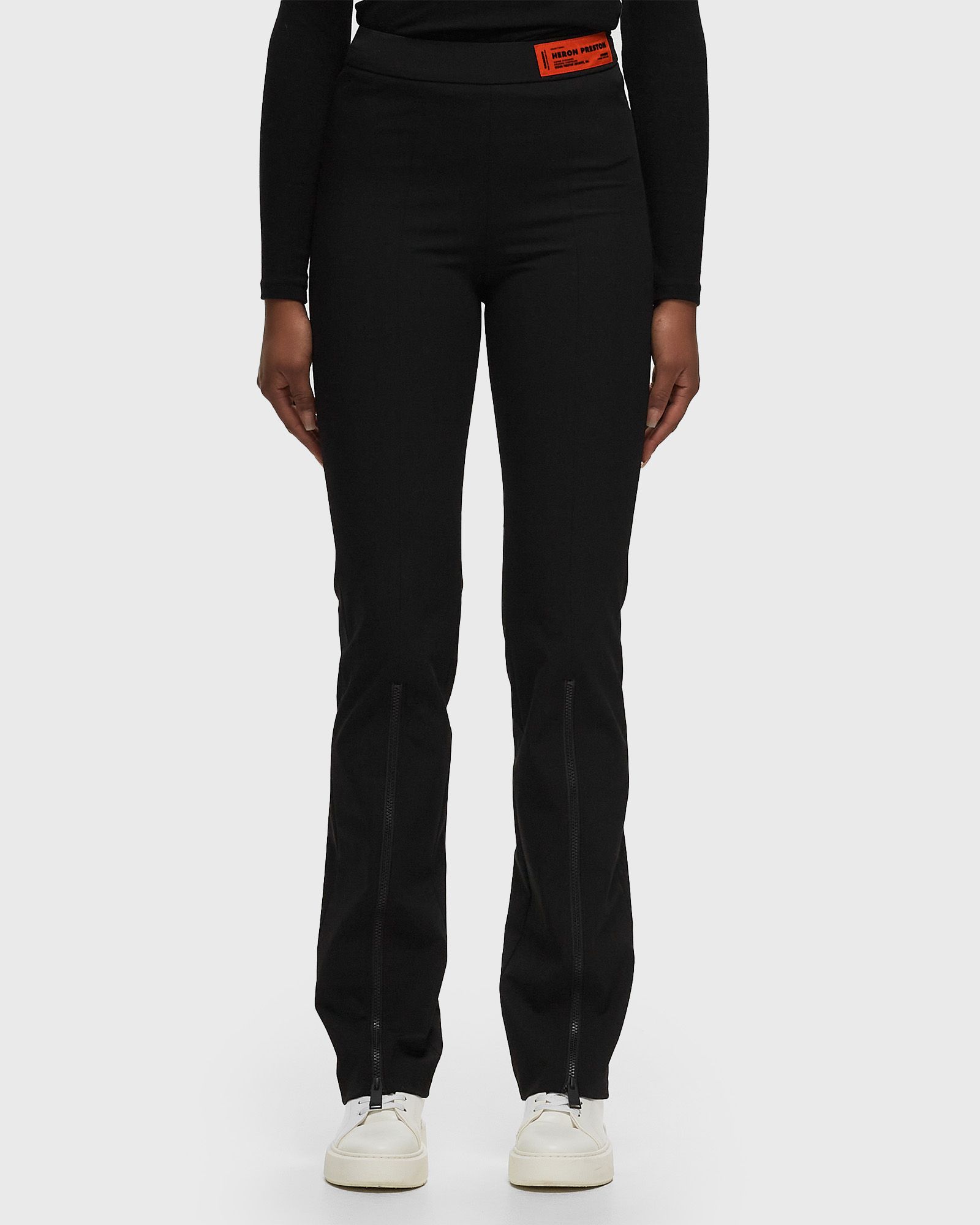 GABARDINE ZIP PANTS