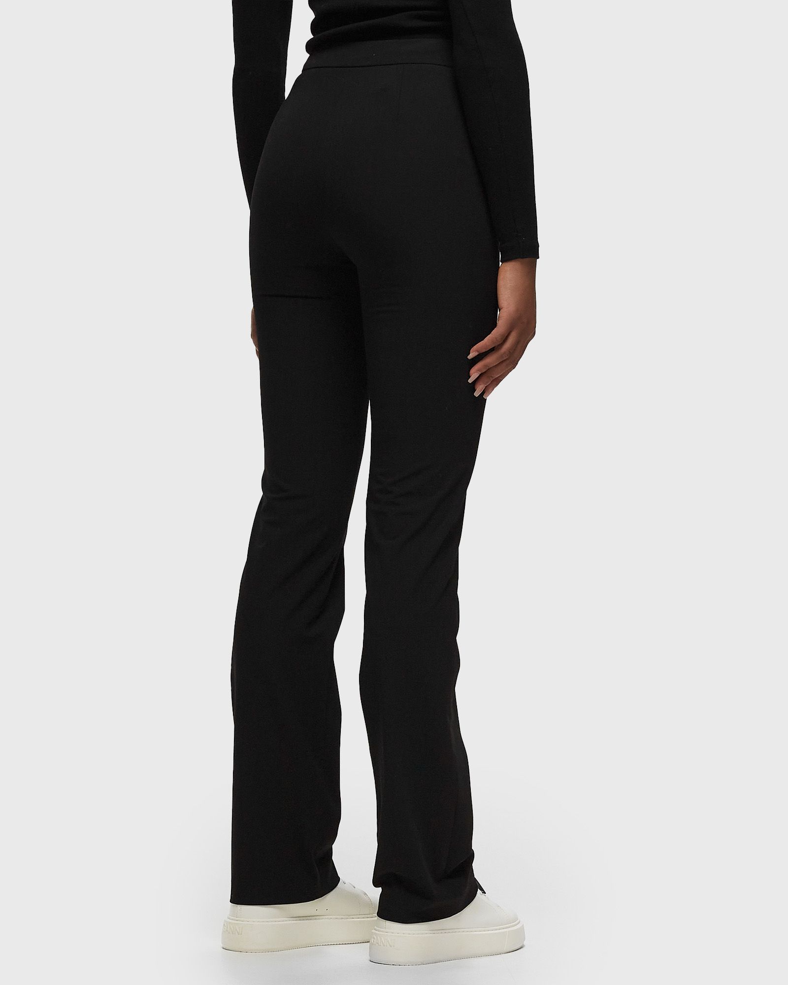 GABARDINE ZIP PANTS