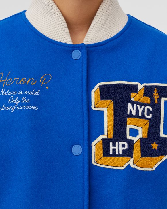 WMNS HERON PATCHES VARSITY JACKET 