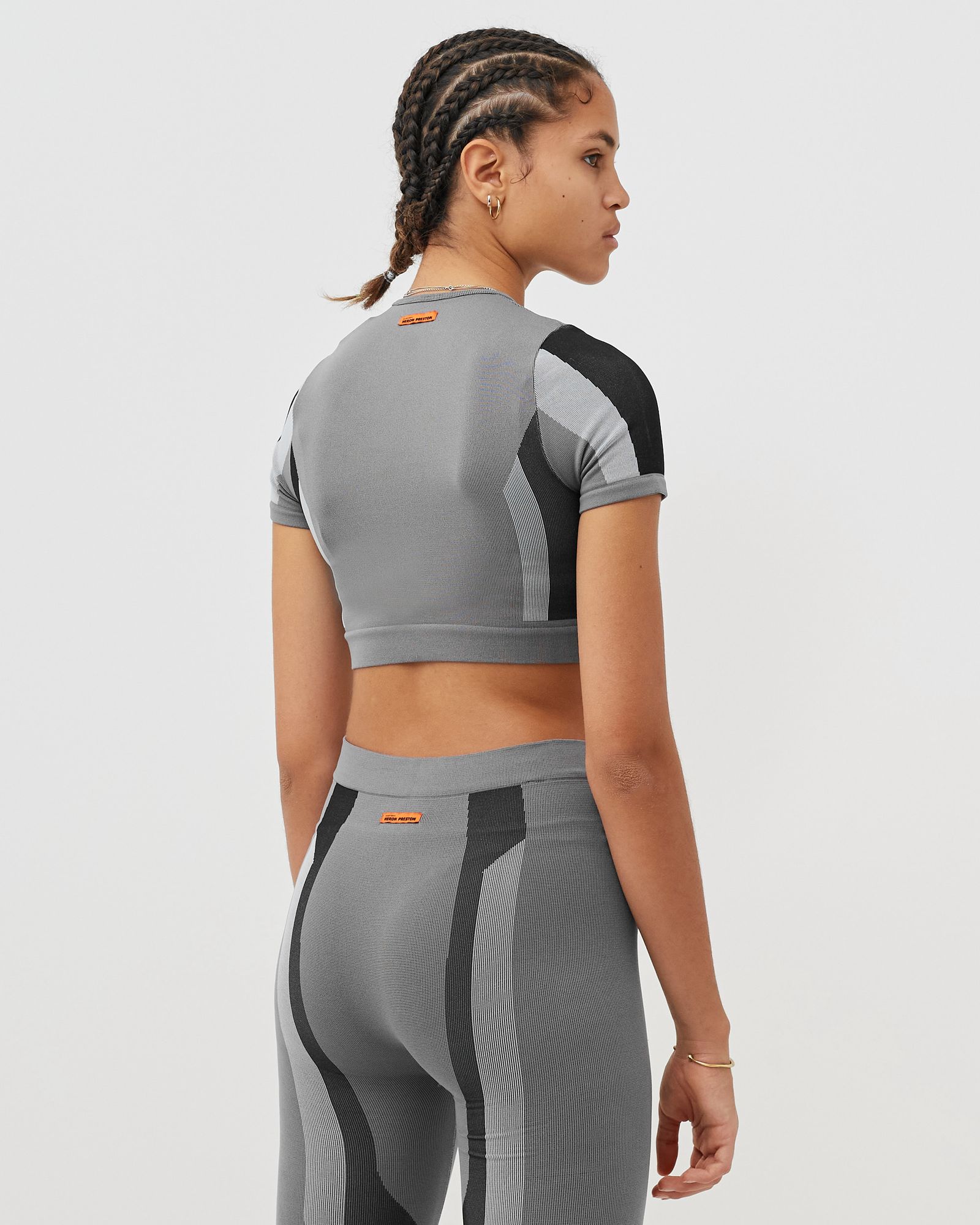 3D RIBBING SHORTSLEEVE TOP 