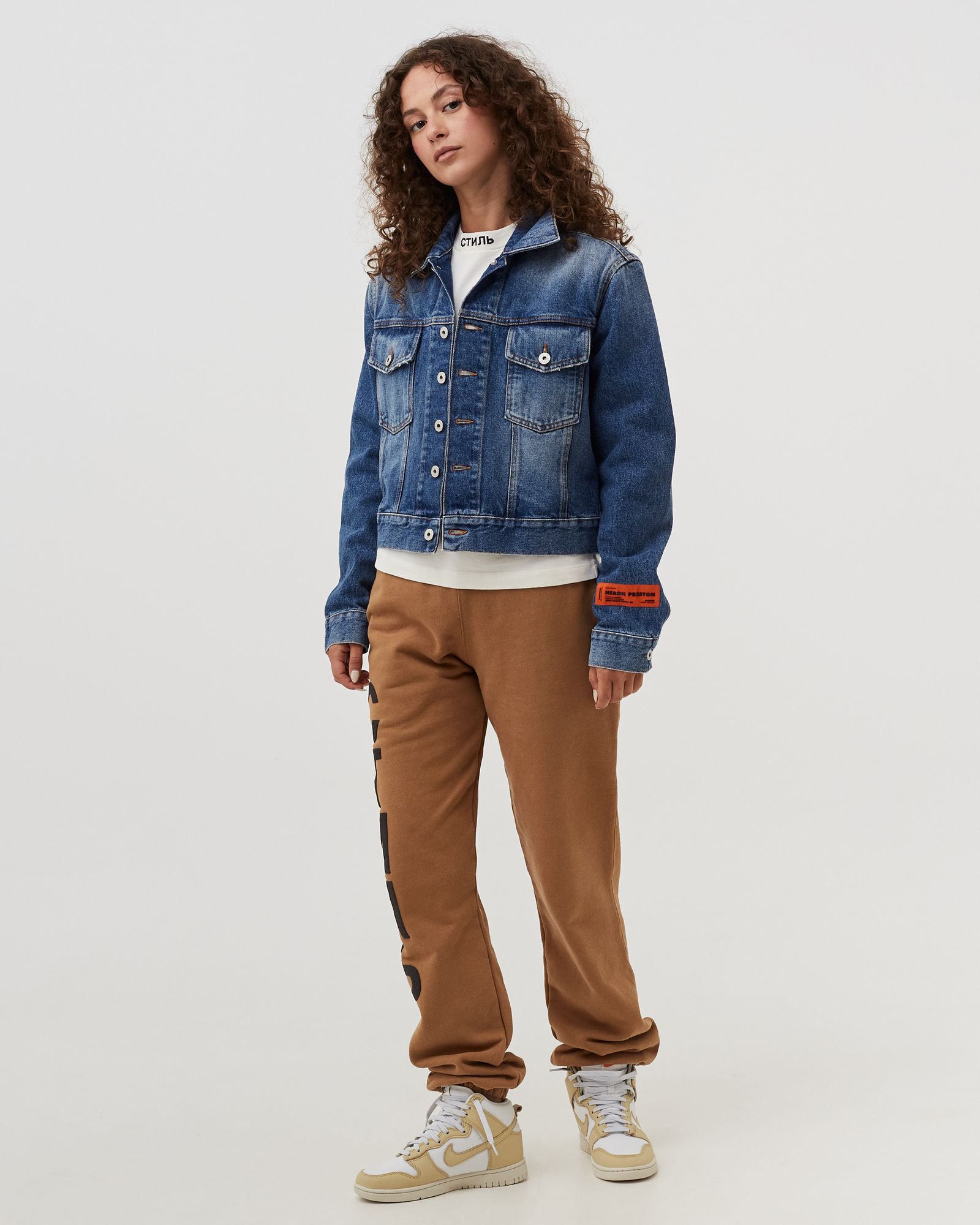 WMNS DENIM REGULAR JACKET 