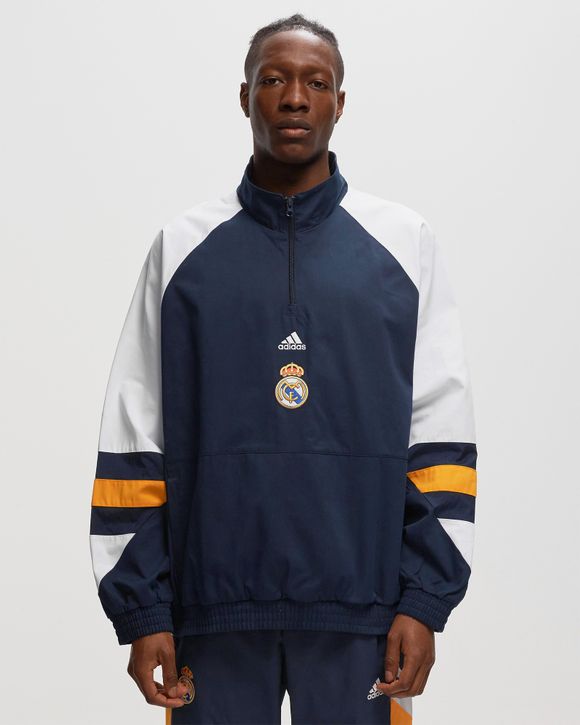 Real madrid half on sale zip