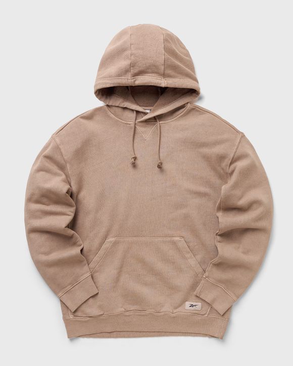 reebok classic hoodie brown