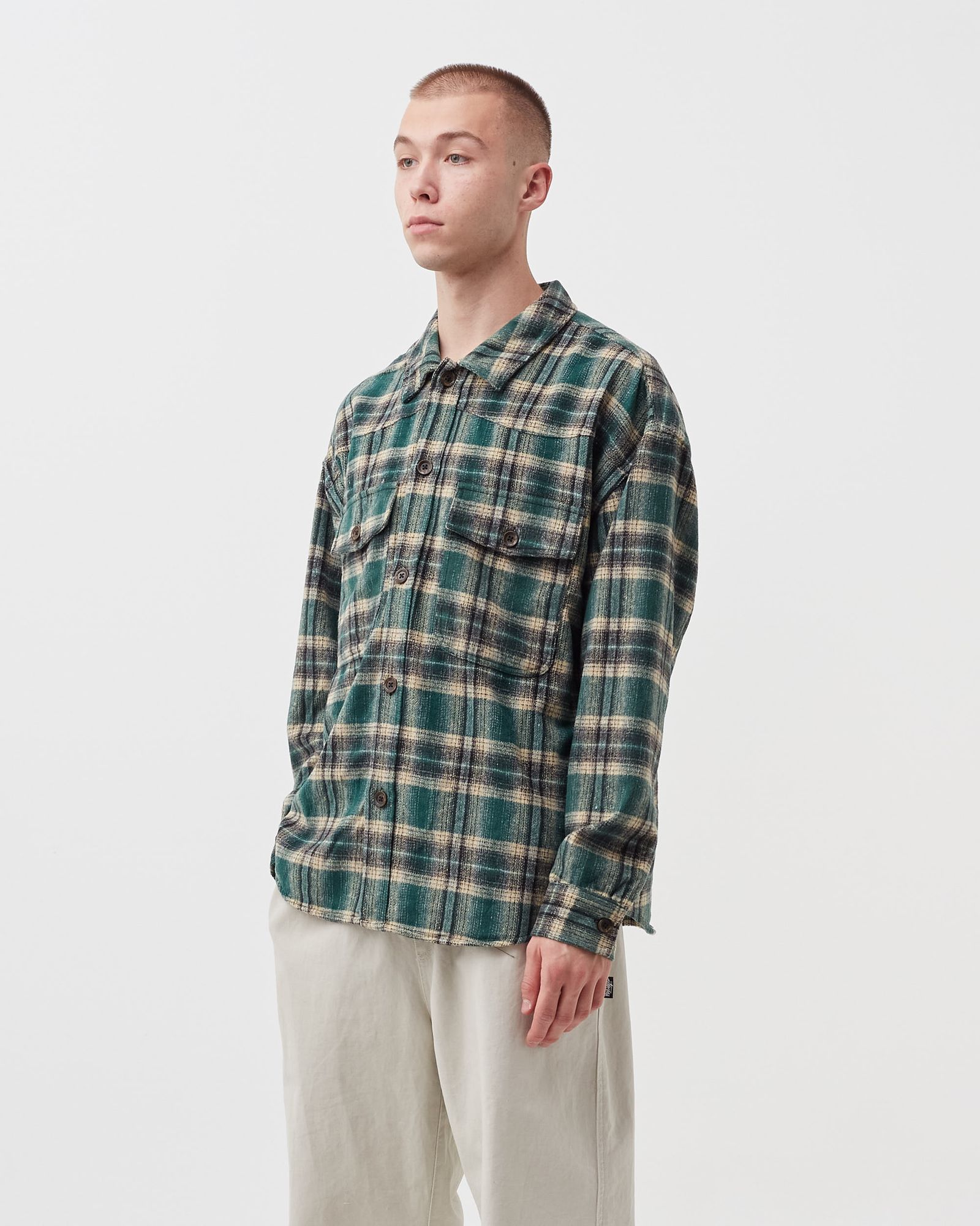 NOSTALGIA FLANNEL BUTTON UP SHIRT