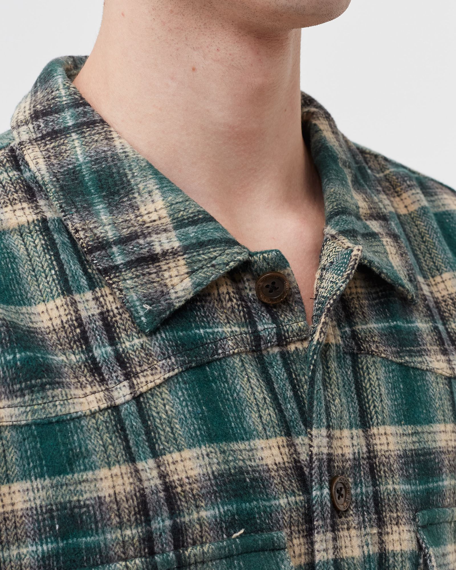 NOSTALGIA FLANNEL BUTTON UP SHIRT