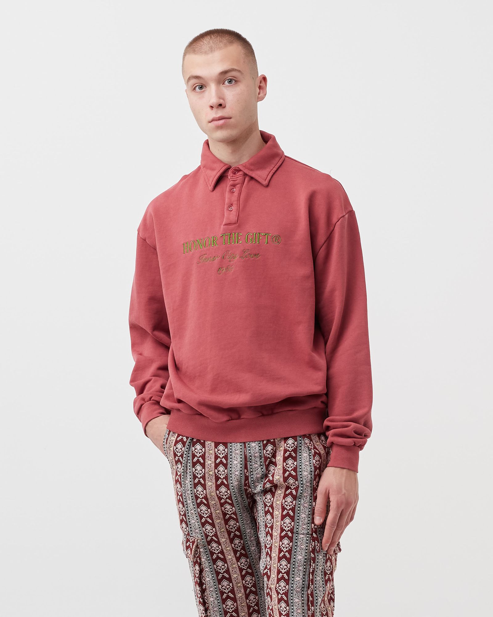 RUGBY CREWNECK SWEATSHIRT