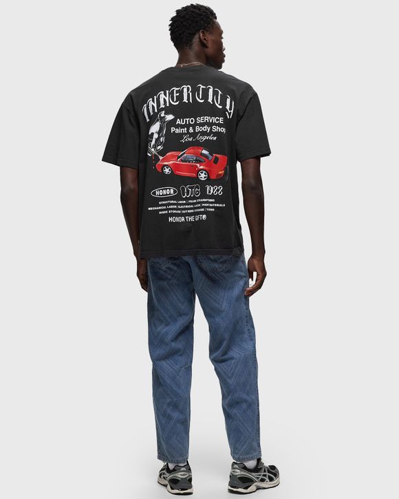 Honor The Gift INNER CITY AUTO SERVICE SS TEE Black - black