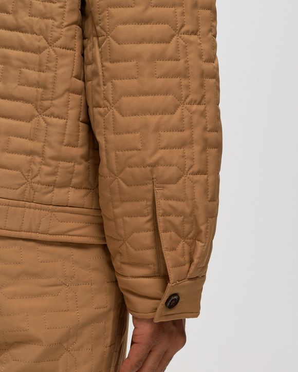 Honor The Gift H QUILTED JACKET Brown - KHAKI