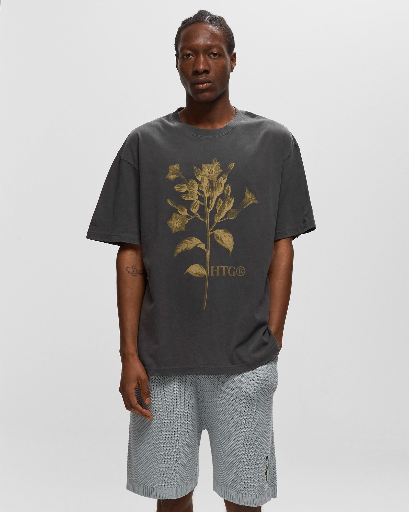 TOBACCO FLOWER SS TEE