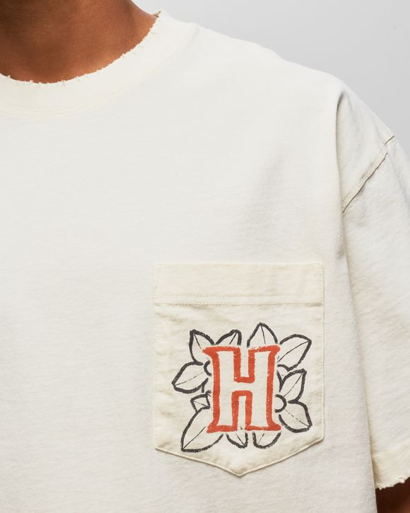 FLORAL POCKET SS TEE
