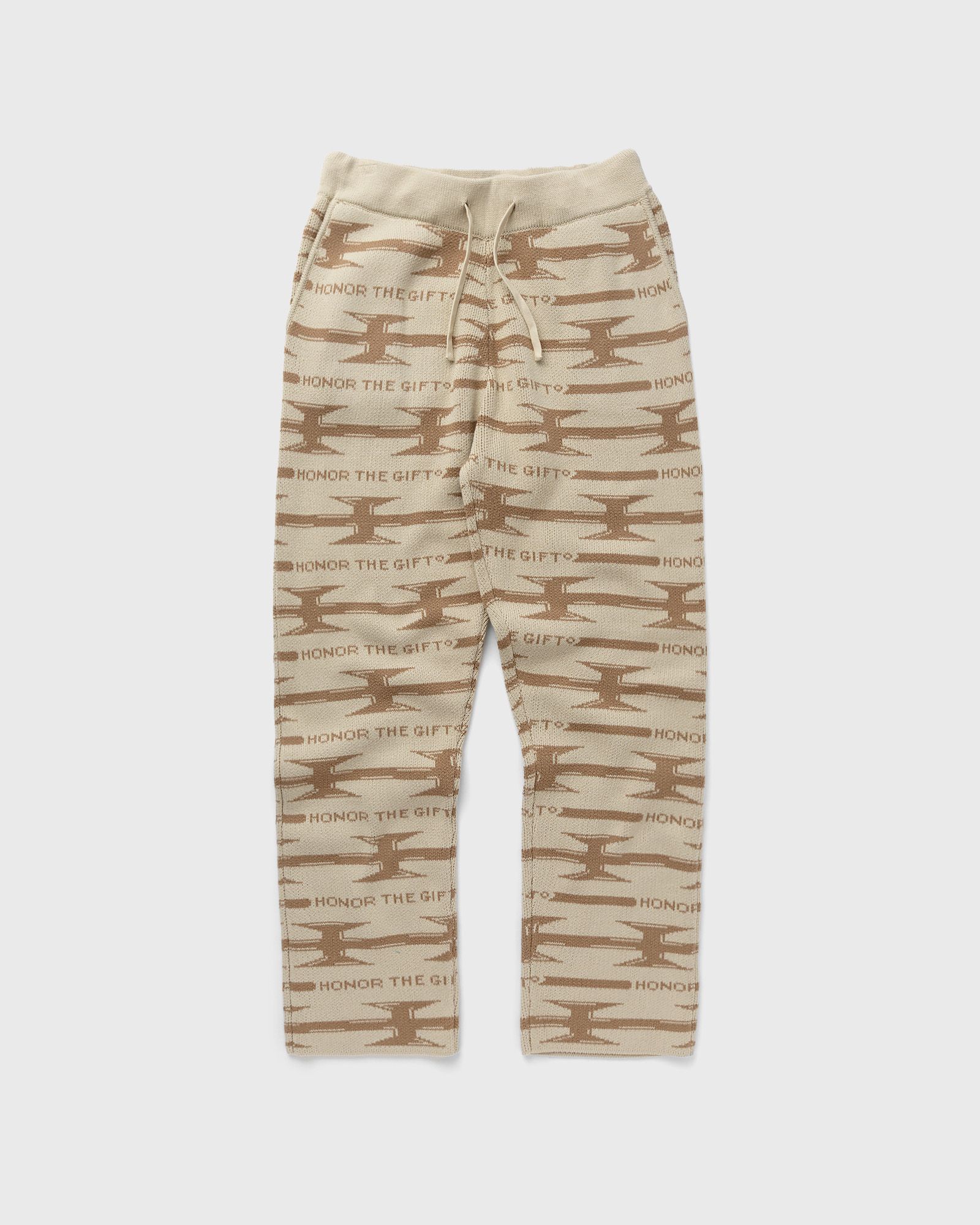Honor The Gift - h wire knit pant men sweatpants beige in größe:xl