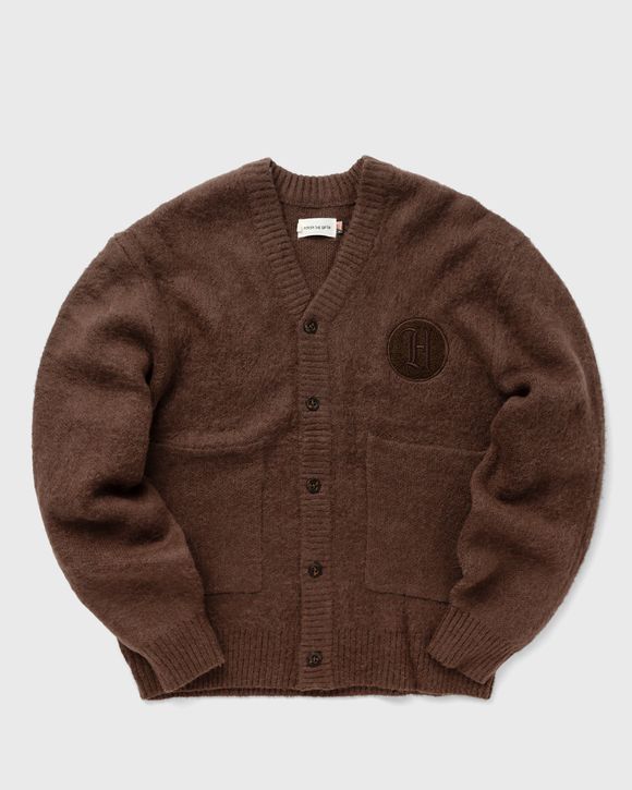 STAMPED PATCH CARDIGAN