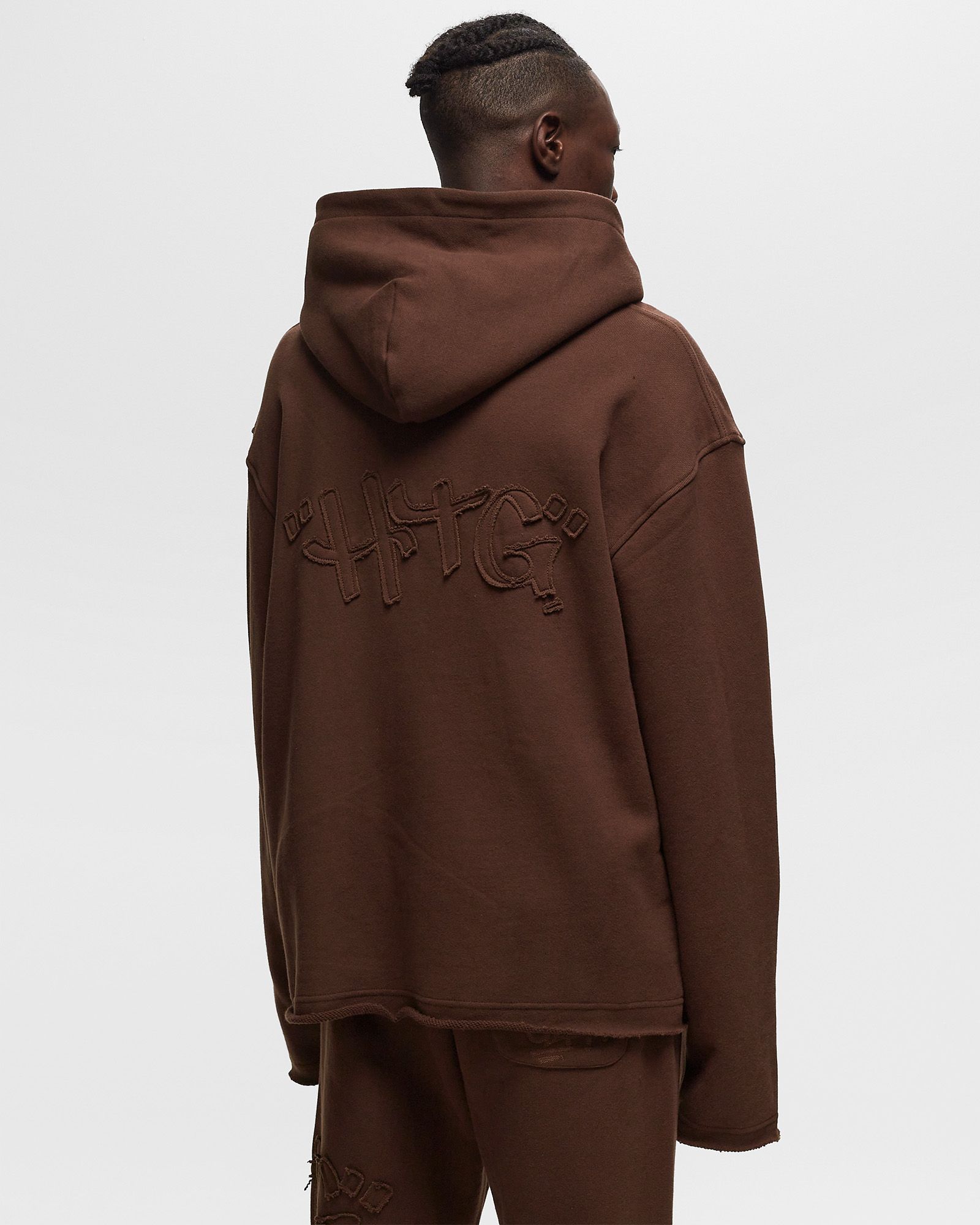 SCRIPT EMBROIDERED HOODIE