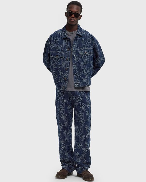 Honor The Gift FLOWER JACQUARD PANT Blue | BSTN Store