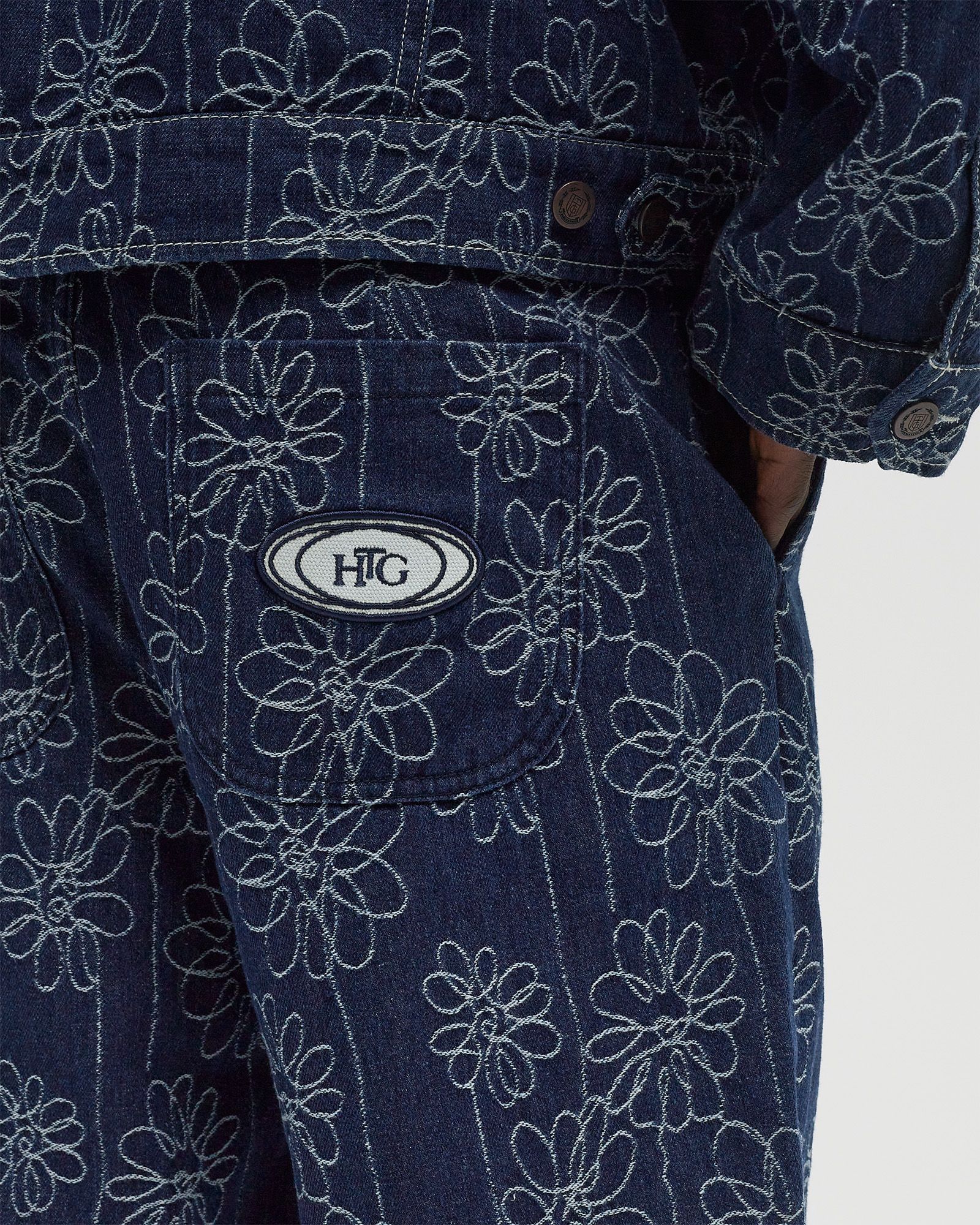 FLOWER JACQUARD PANT