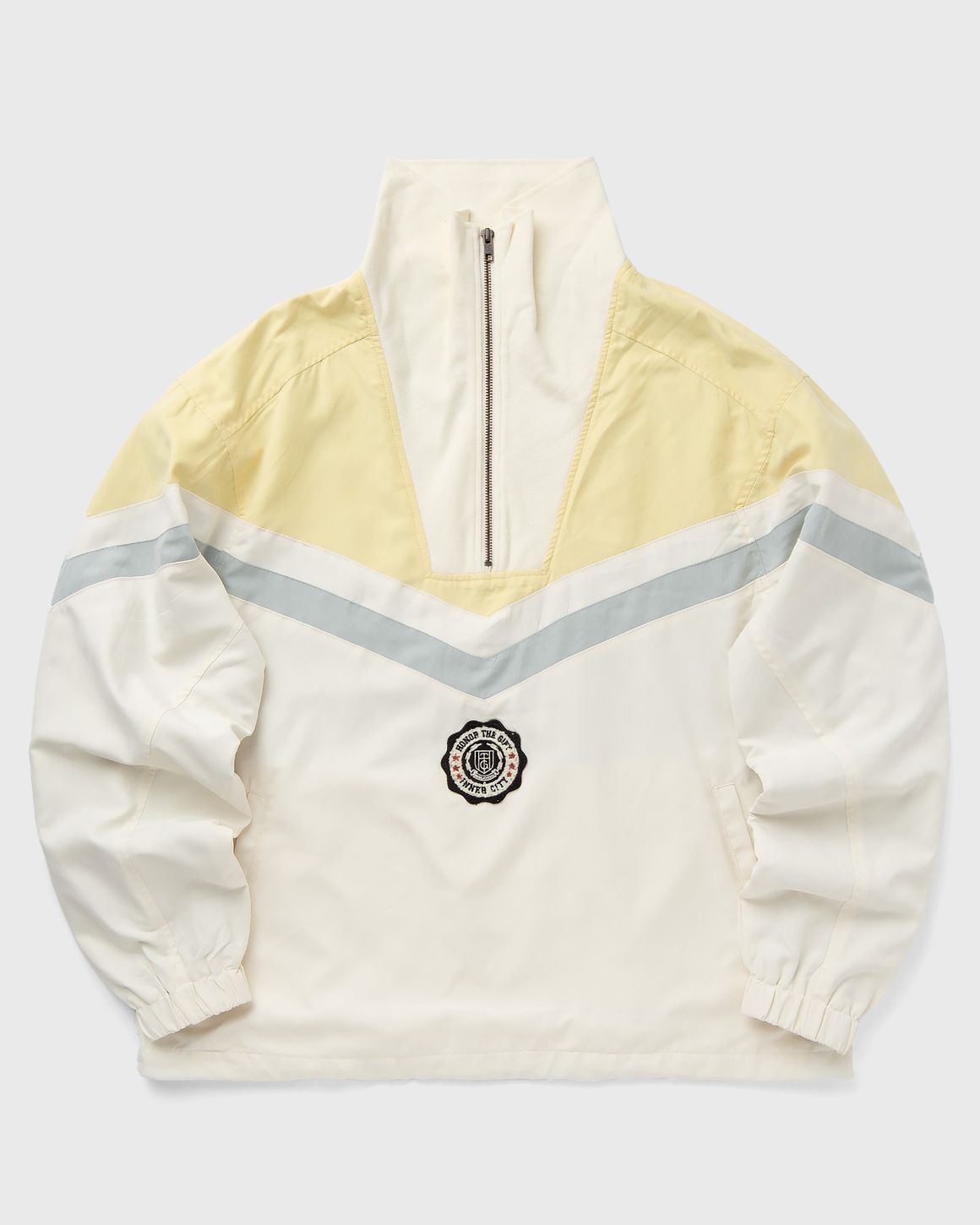 Honor The Gift BRUSH POLY TRACK ANORAK Yellow/Beige | BSTN Store Honor The Gift BRUSH POLY TRACK ANORAK Yellow/Beige | BSTN Store