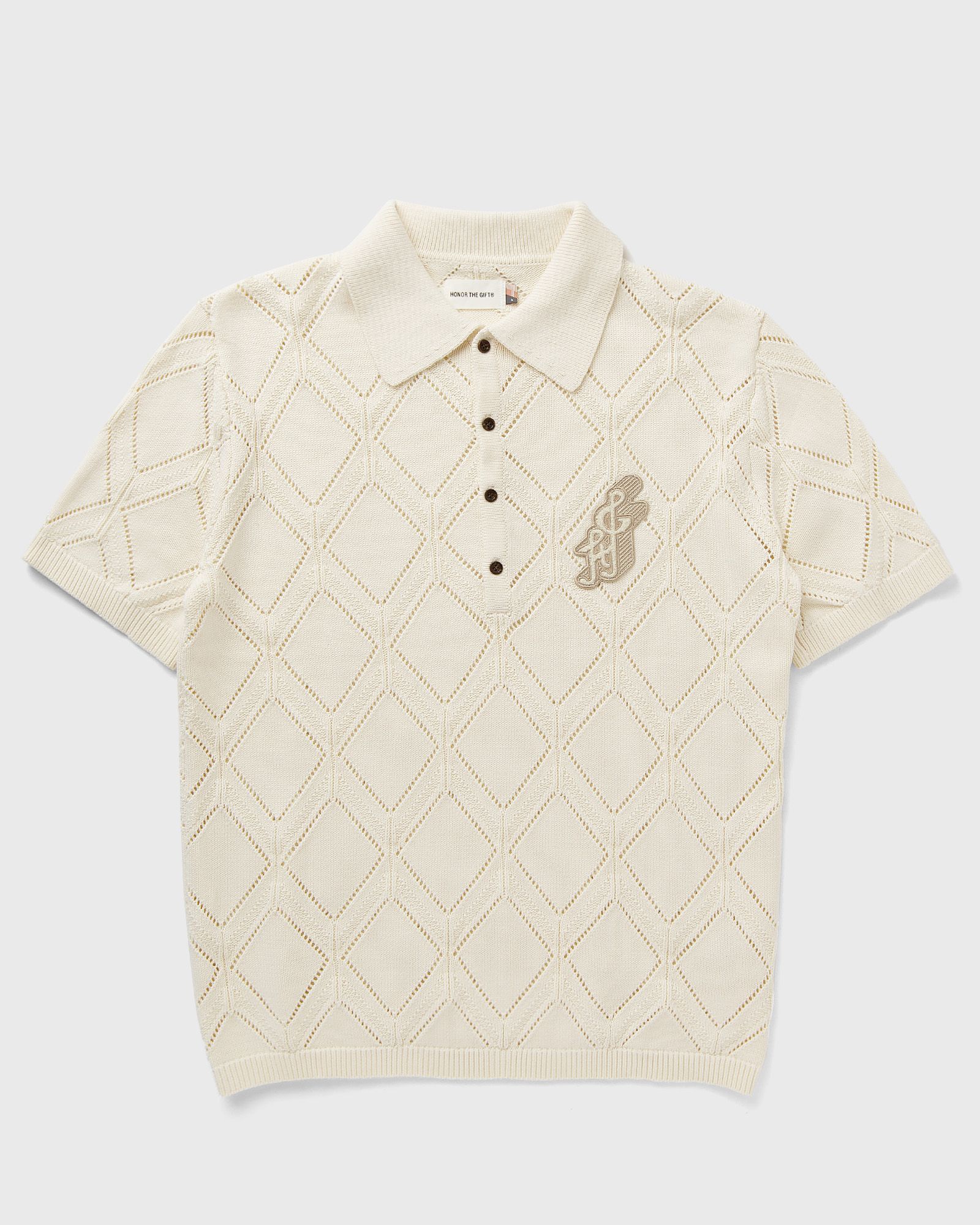 DIAMOND KNIT POLO