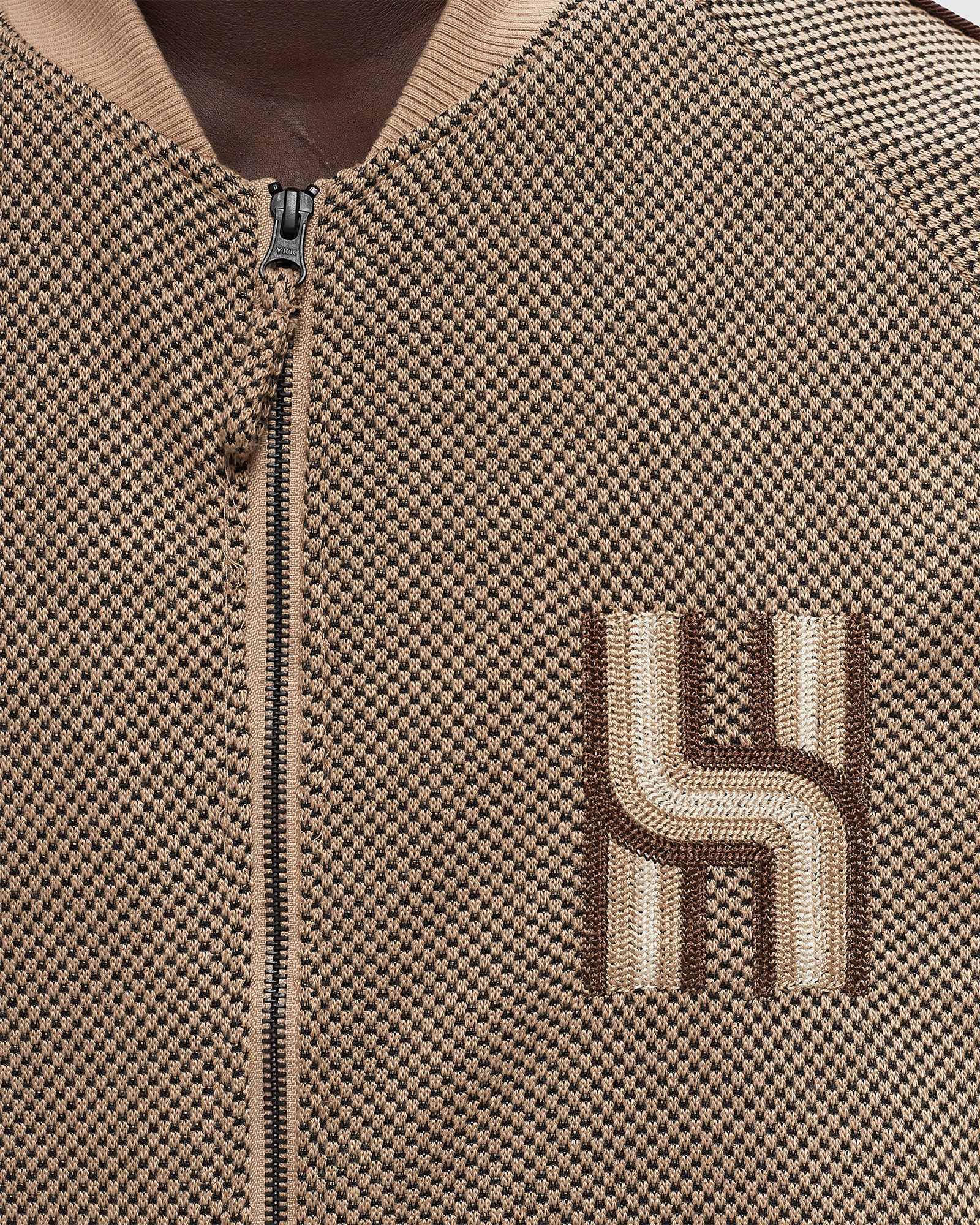 NOVELTY KNIT TRACK JACKET